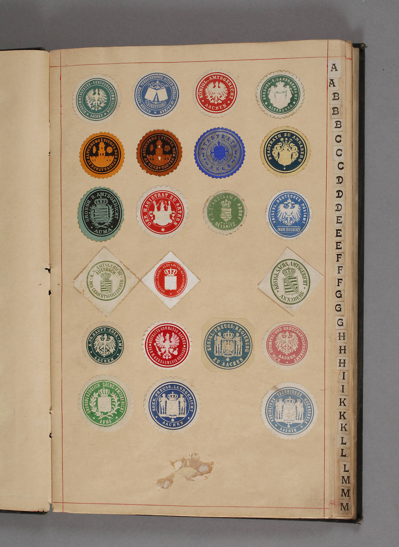 Sammlung Papiersiegel