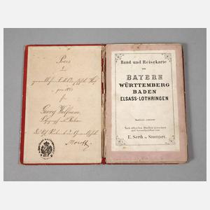 Hand- und Reisekarte