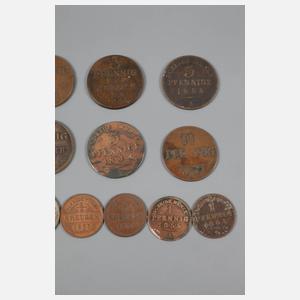 Konvolut Kleinmünzen Reuß