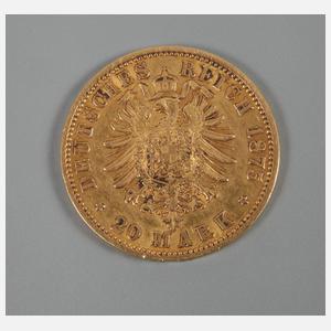20 Mark Braunschweig-Lüneburg 1875