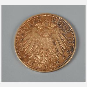 10 Mark Bayern 1909