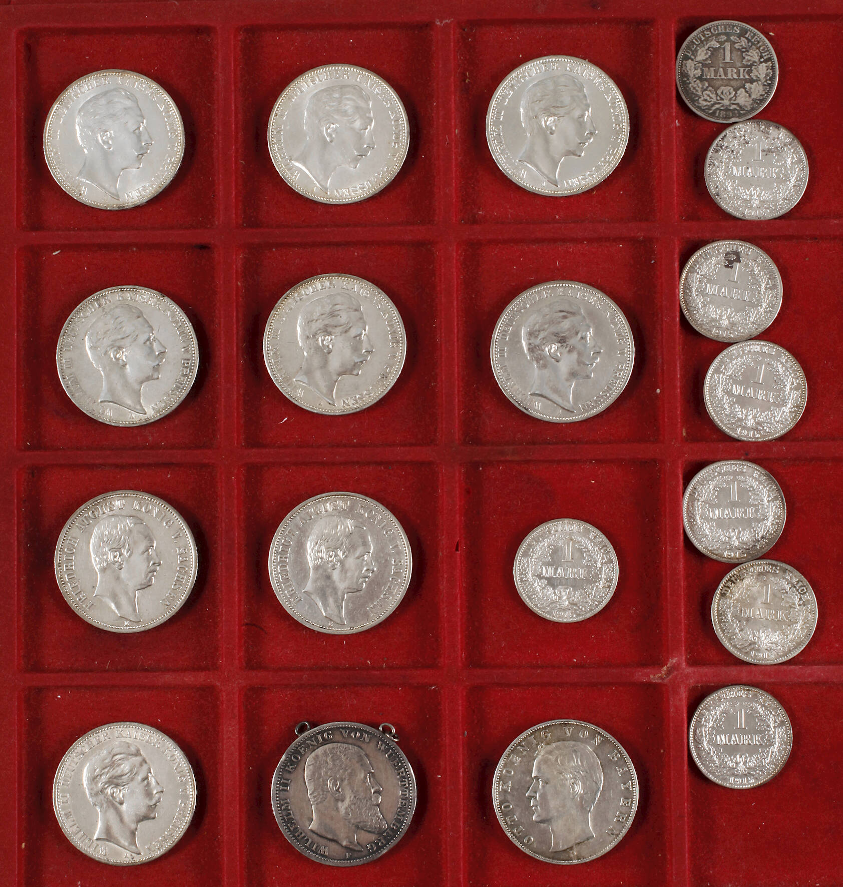 Konvolut Münzen Kaiserreich