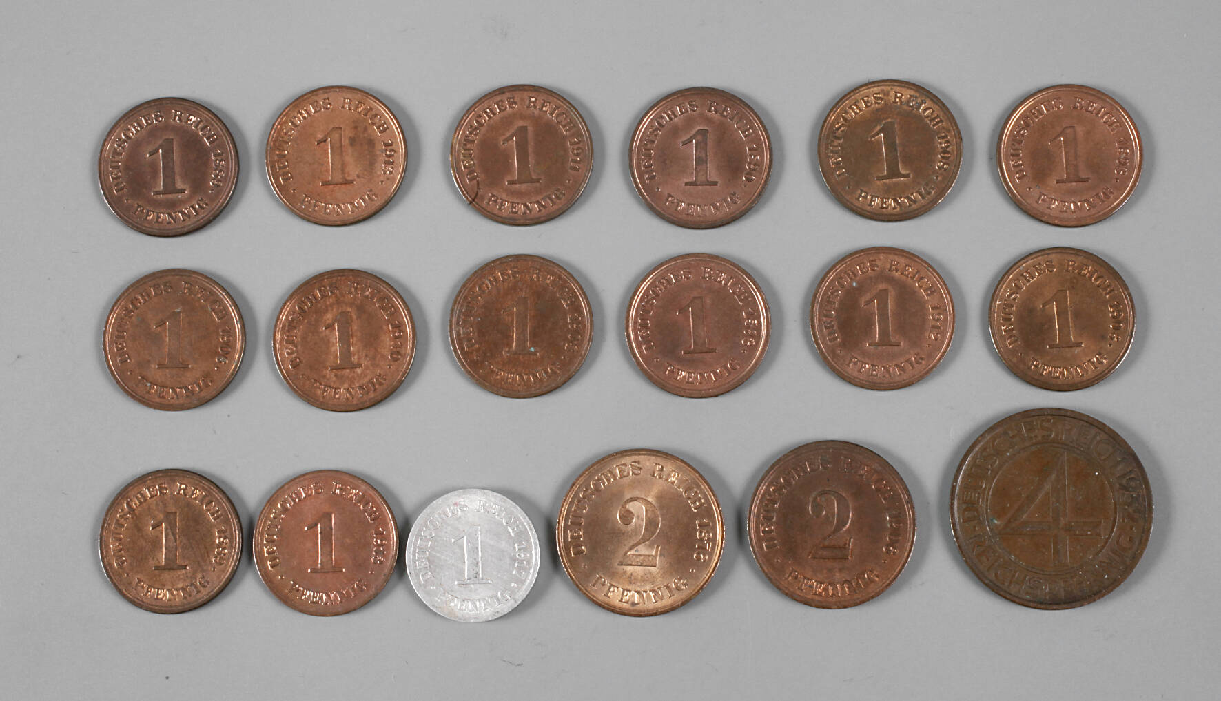 Konvolut Pfennige Kaiserreich