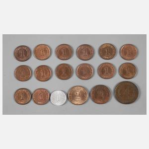 Konvolut Pfennige Kaiserreich