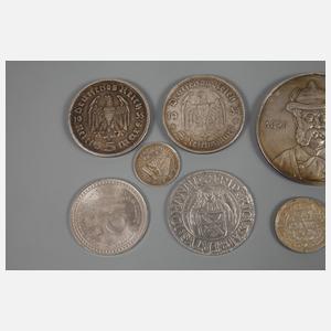 Konvolut Münzen und Medaillen