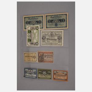 Notgeld der Stadt Greiz