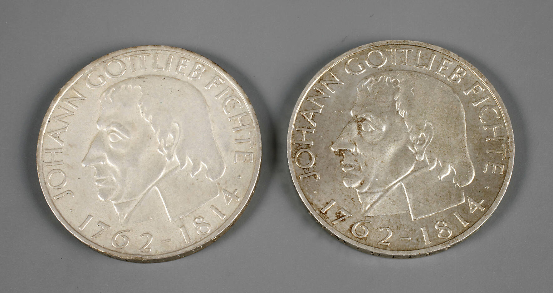 Paar 5-Mark-Stücke Fichte