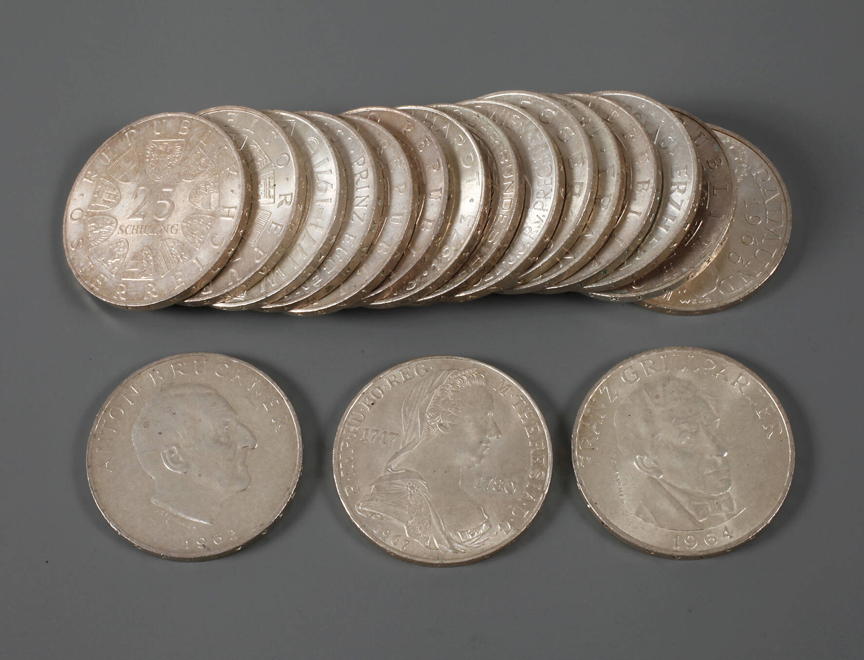 Konvolut 25-Schilling Österreich