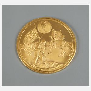 Gedenkprägung Mondlandung