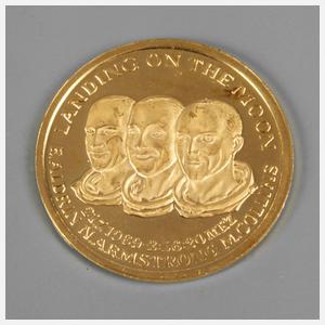 Gedenkprägung Mondlandung
