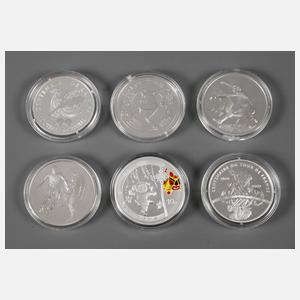 Konvolut Sportprägungen