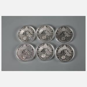 Konvolut Gedenkmedaillen Niederlande