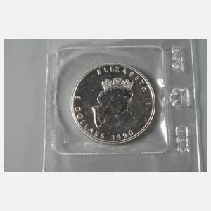 Konvolut 5 Dollar Canada Maple Leaf