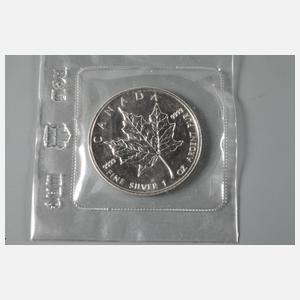 Konvolut 5 Dollar Canada Maple Leaf