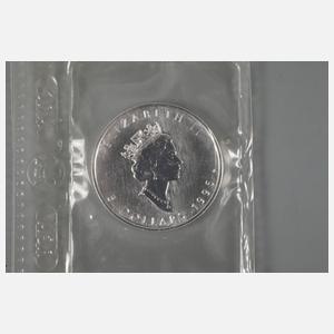 Konvolut 5 Dollar Canada Maple Leaf