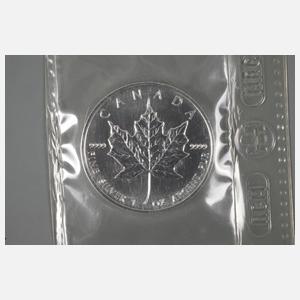 Konvolut 5 Dollar Canada Maple Leaf