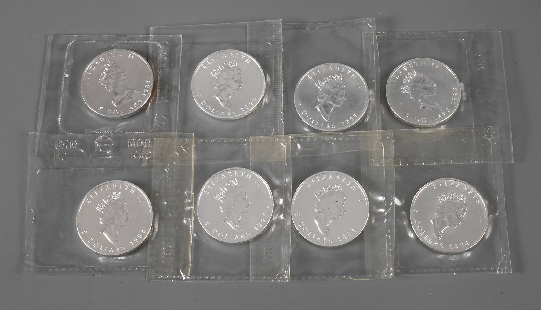 Konvolut 5 Dollar Canada Maple Leaf