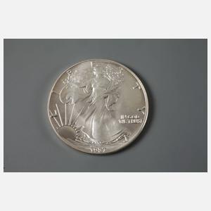 Konvolut One-US-Dollar Liberty