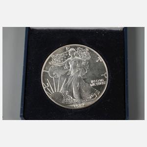 Konvolut One-US-Dollar Liberty