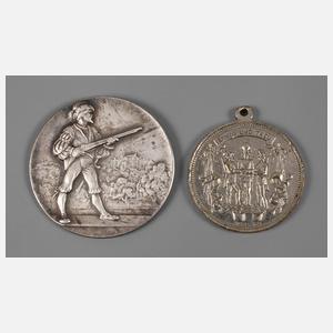 Zwei Schützenmedaillen Gera