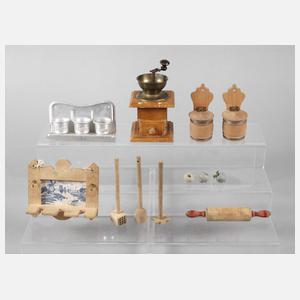 Konvolut Puppenküchenzubehör