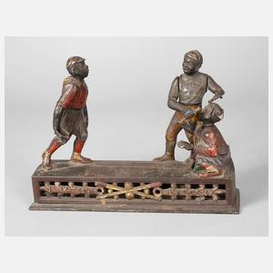 Mechanische Spardose "Dark Town Battery"