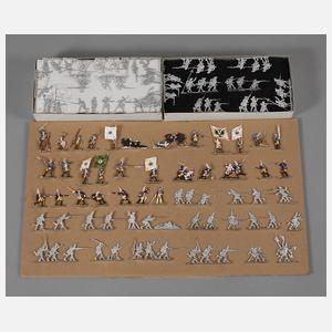 Konvolut Berliner Zinnfiguren Siebenjähriger Krieg