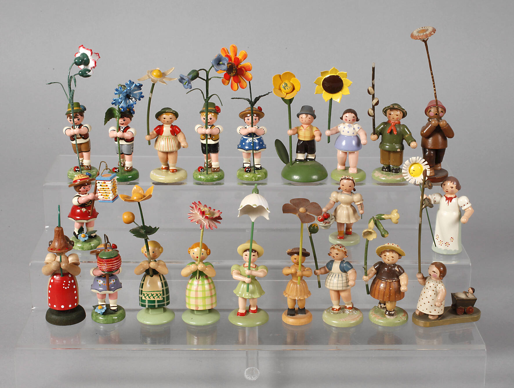 Konvolut Blumenkinder Erzgebirge