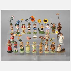 Konvolut Blumenkinder Erzgebirge