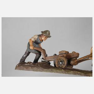 Figürliche Schnitzerei Erzgebirge