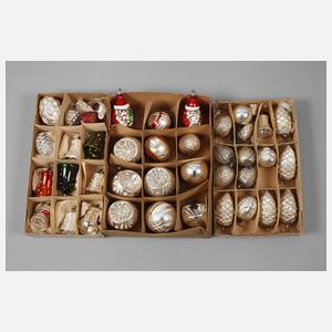 Konvolut Christbaumschmuck