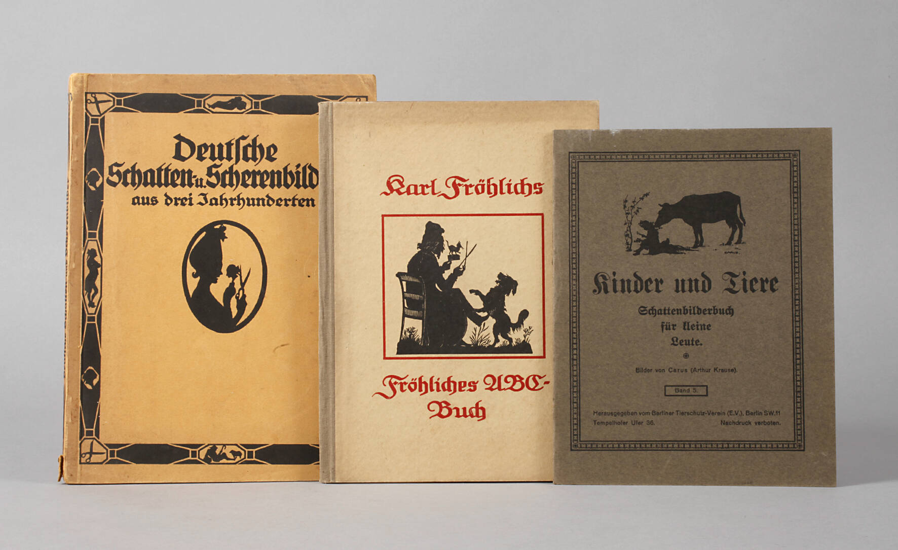 Konvolut Schattenbilderbücher