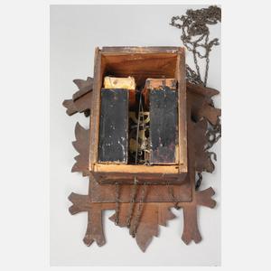 Zwei kleine Kuckucksuhren