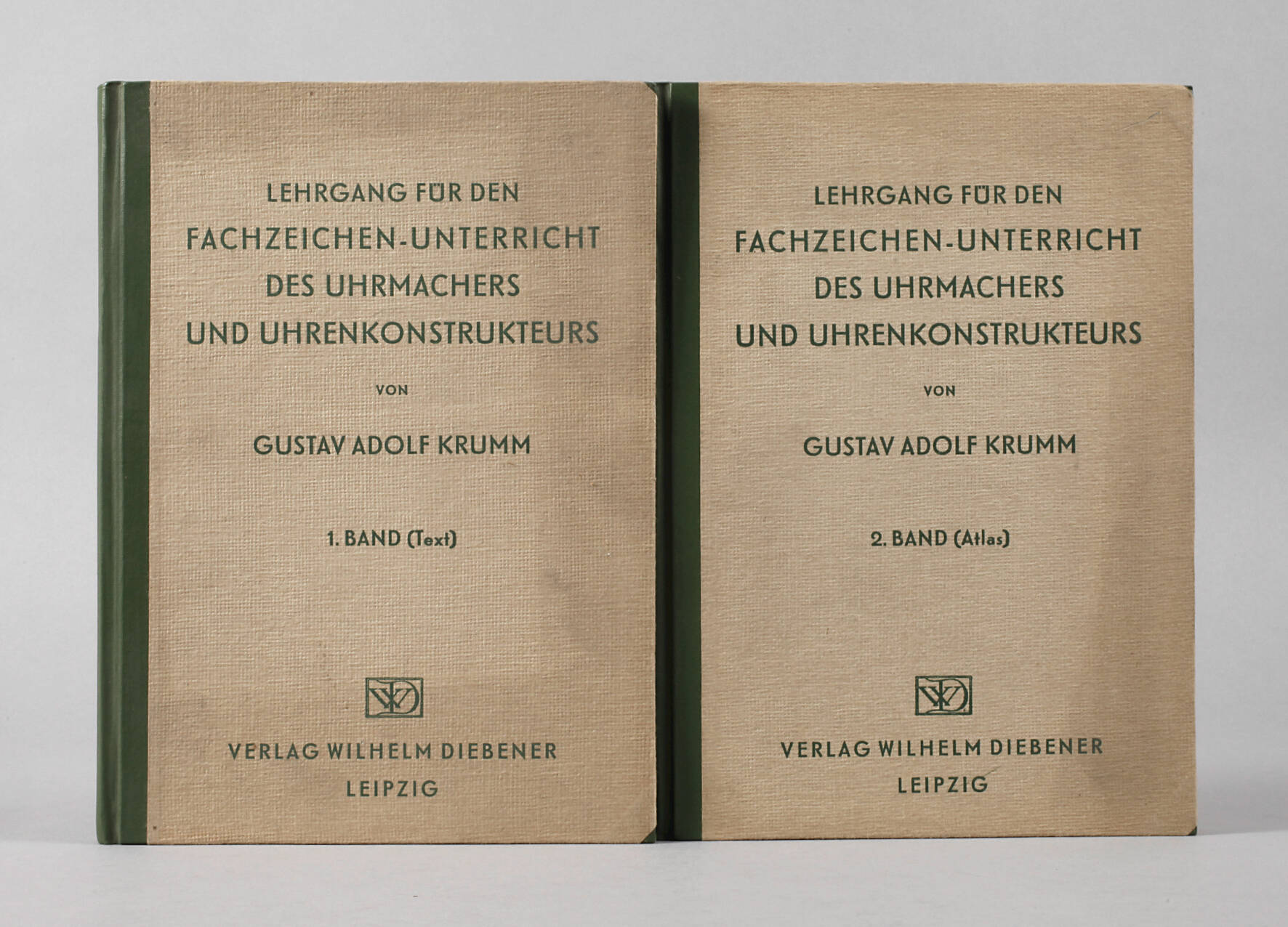 Zwei Bände Uhrmacherliteratur