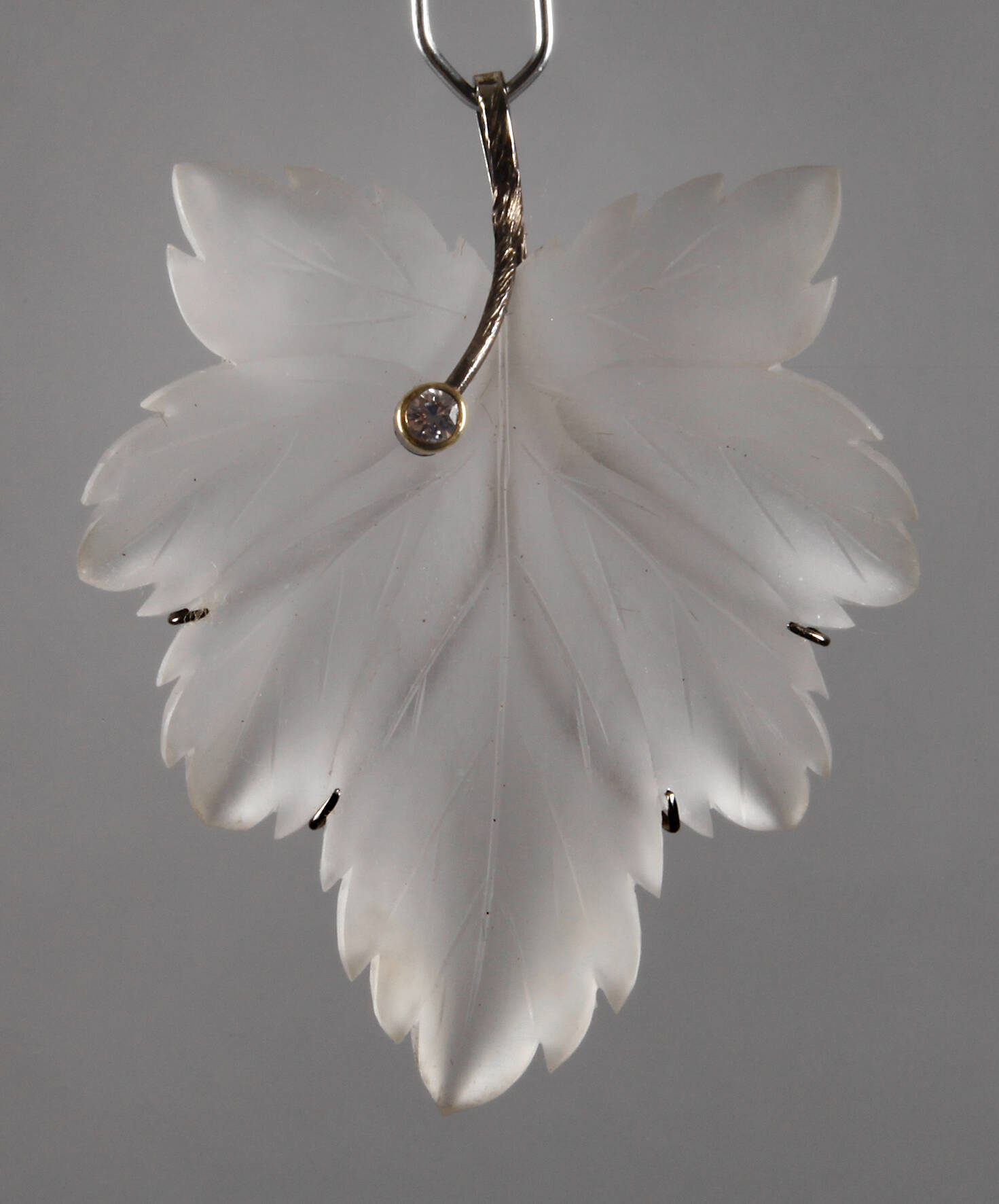 Anhänger mit Bergkristall und Brillant