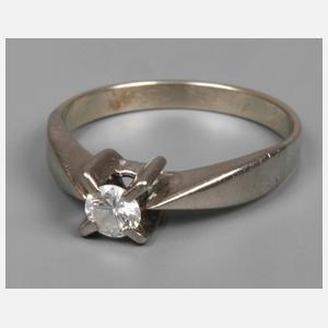 Damenring mit Brillant