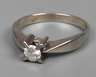 Damenring mit Brillant