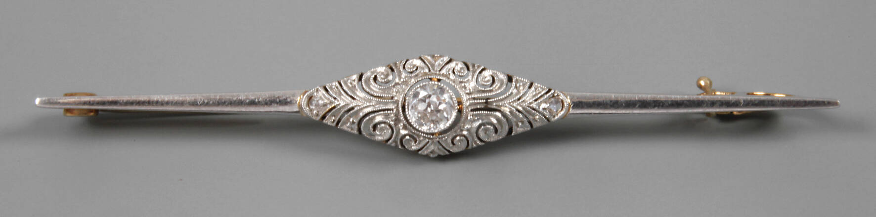 Stabbrosche mit Brillant