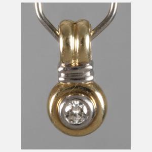 Clipanhänger mit Brillant