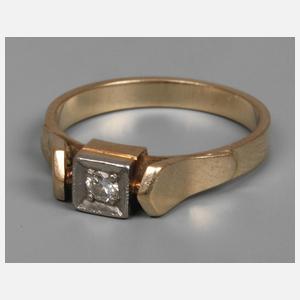 Damenring mit Brillant