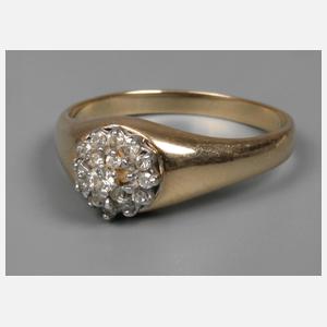 Damenring mit Brillanten