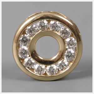 Anhänger mit Brillanten von ca. 1,2 ct