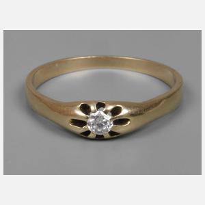 Damenring mit Brillant