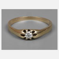 Damenring mit Brillant111