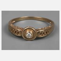 Damenring mit Brillant111