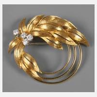 Brosche mit Brillanten111