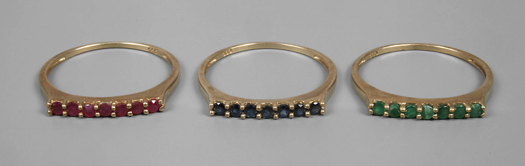 Drei Damenringe