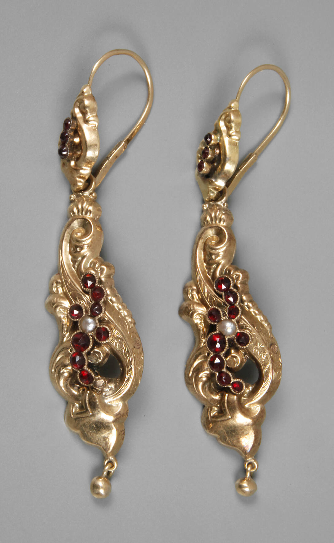 Paar Ohrhänger Biedermeier