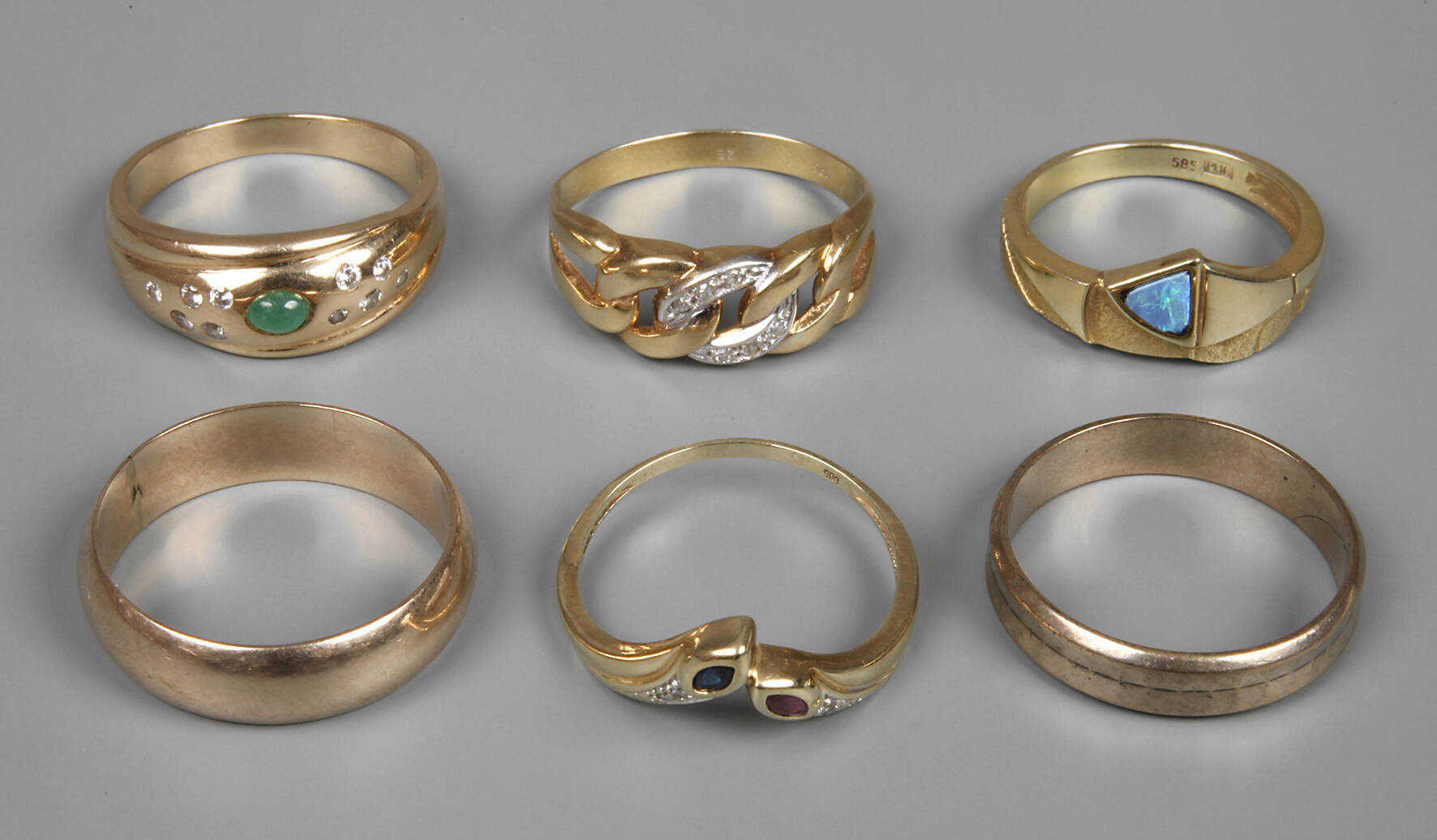 Konvolut Damenringe