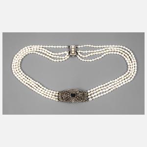 Mehrreihiges Trachtencollier